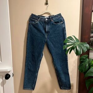 Zara dark wash mom jeans sz 8